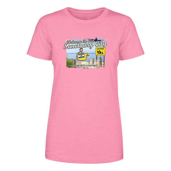 Welcome To The Sanctuary City Women's Apparel